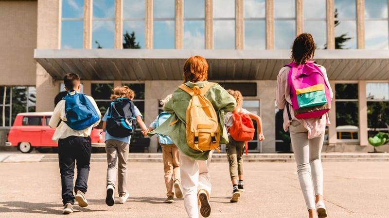 Kids all going back to school for the year
