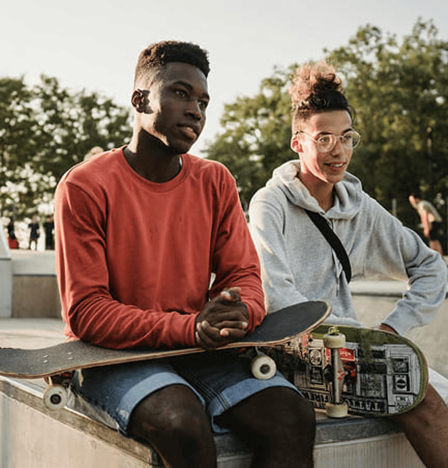 kids skateboarding