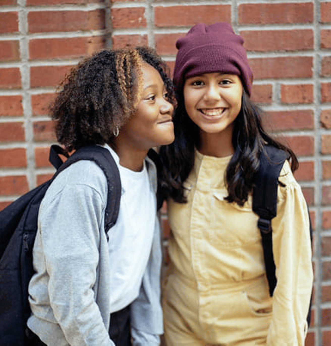 kids smiling