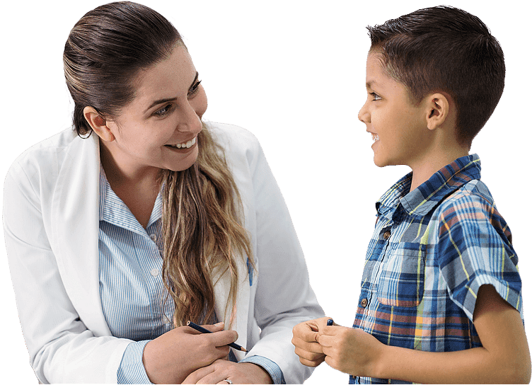 emora hero image docter with kid