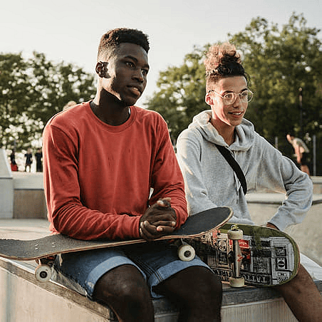 kids skateboarding