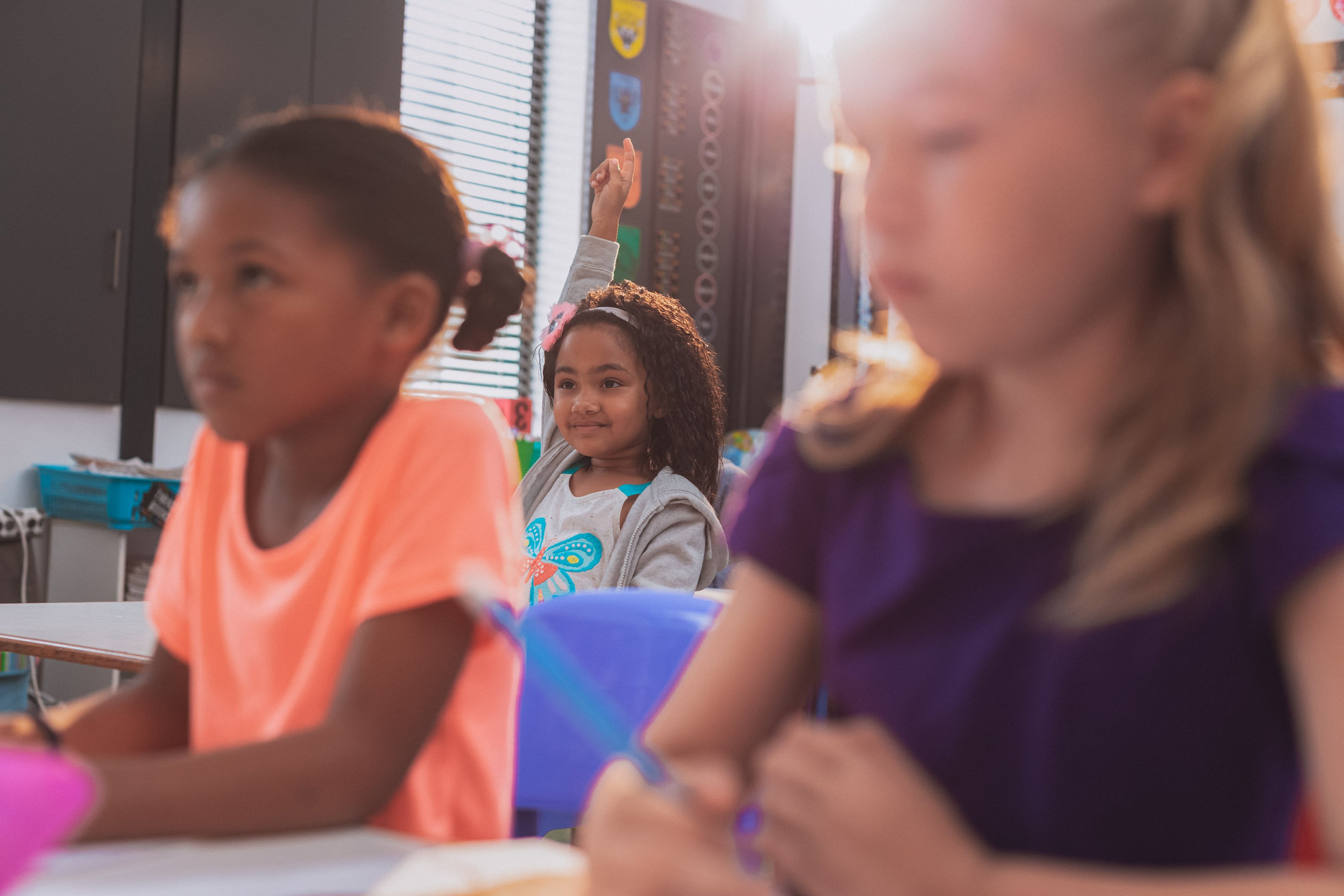 Young students in a classroom