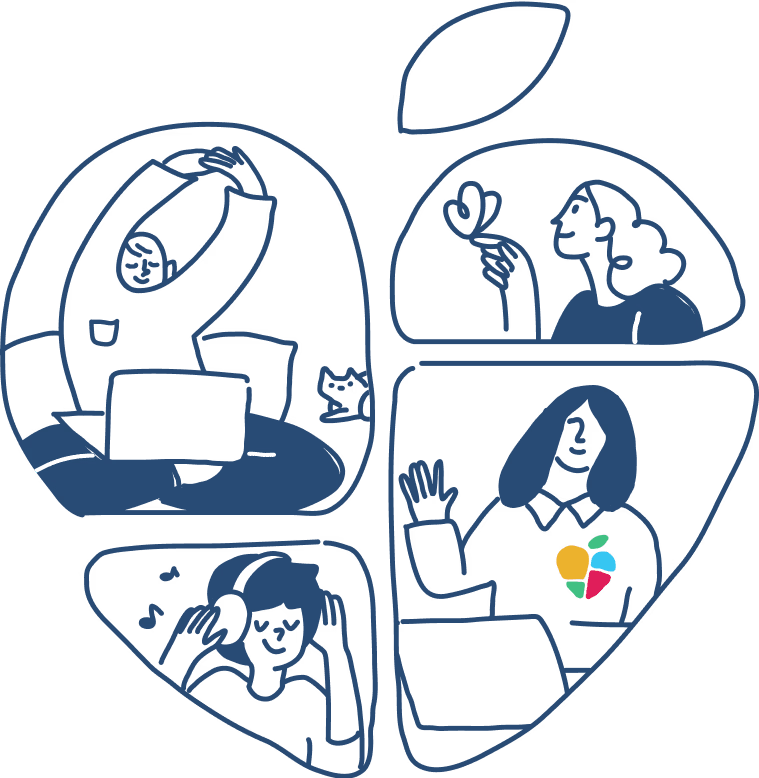 student heart illustration