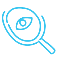 blue magnification