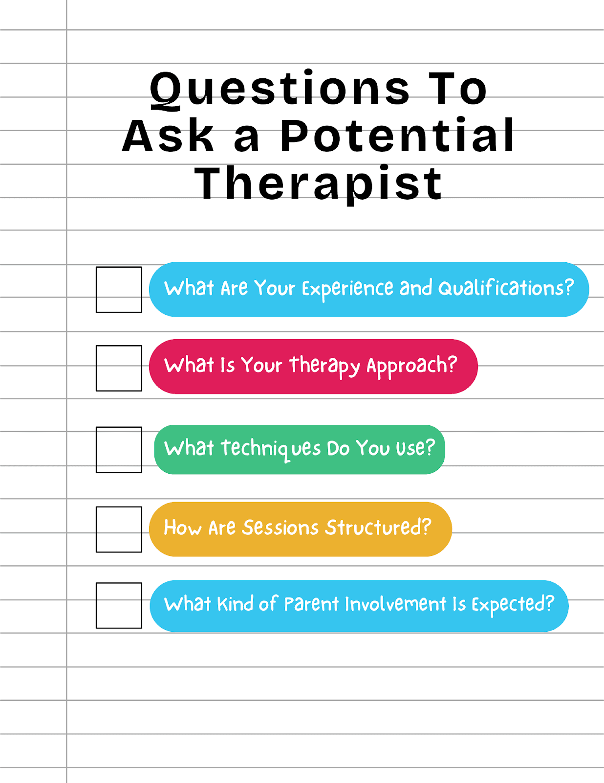 types of child therapy
